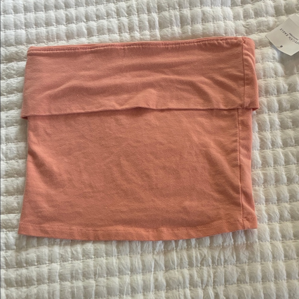 Women’s peach tube top